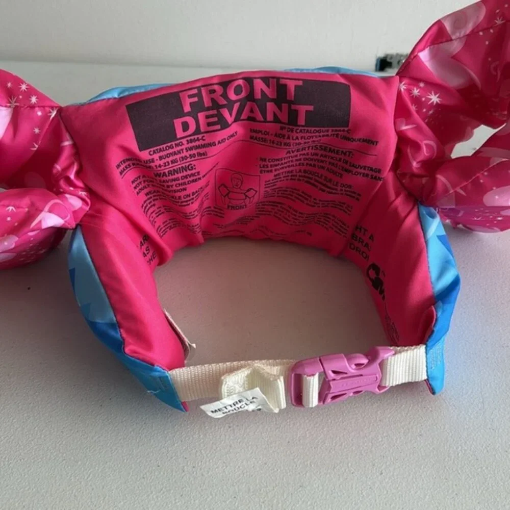 🏁 Kids floatation device - Pink and Blue size 30-50 pounds